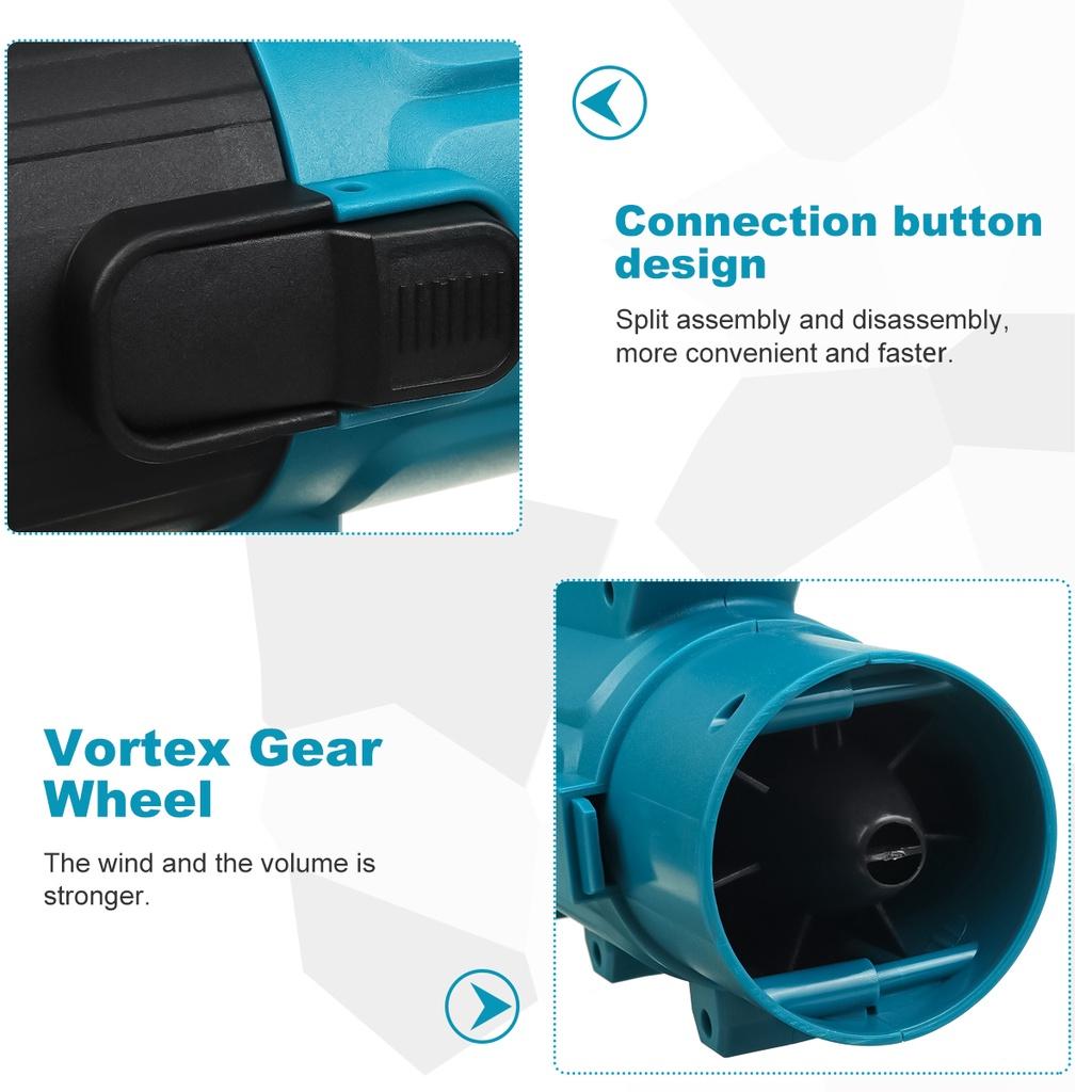 288VF 18000RPM Electric Vacuum Cleaning Leaf Blower EU Plug Computer Dust Collector Cordless Air Blower 66 x 13 x 34cm