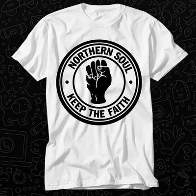 Northern Soul Keep The Faith Musik Motown Mod Scooter T-Shirt 578