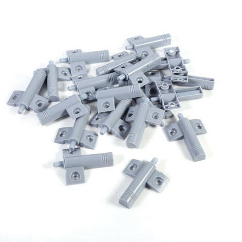 10pcs Damper Buffer For Cabinet Door Drawer Wardrobe Furniture Bumper Plastic Stopper Household Kitchen Hardware With Screws