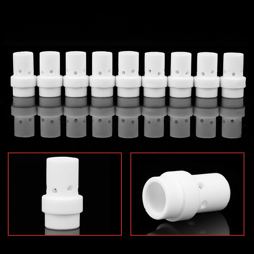 10pcs 36KD Ceramic Gas Diffuser MIGMAG Welding Soldering Torch Consumables