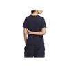 Adidas Short Sleeve Printed Sports Casual T-Shirt Women Tops Legend-Ink-Blue JM4960