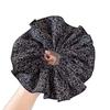 Temperament elegant floral large intestine hair band oversized lace ponytail hair rope niche design rubber band hair accessories