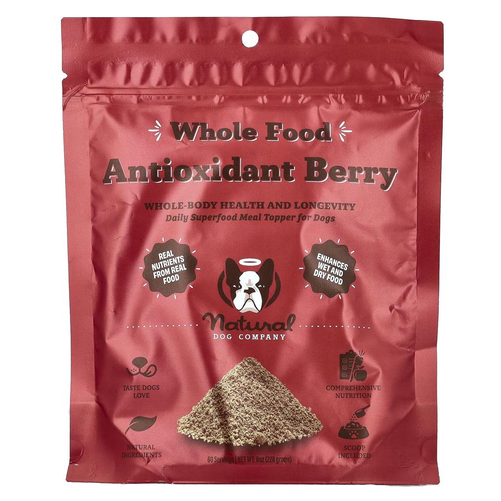 Natural Dog Company, Natural Food Antioxidant Berry, for Dogs, 8 oz (228 g)