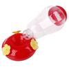 A84E-Iron Hook Plastic Flower Bird Water Feeder Bottle 480ML Hanging Hummingbird Feeder Garden Outdoor Pet Bird Supplies