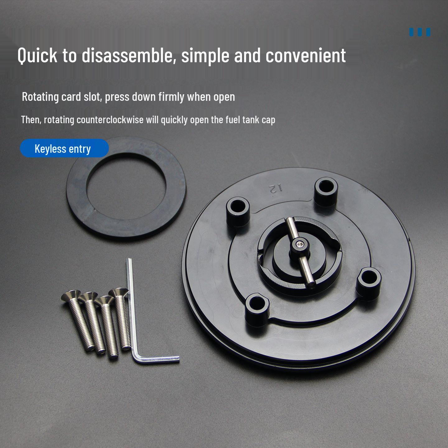 

Kawasaki NINJA/Z 400/650/900 Aluminum Alloy Fuel Tank Cap