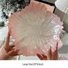 Nordic Floral Glass Fruit Plate