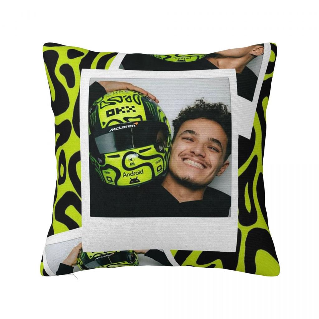 Lando Norris Square Pillowcase Cushion Cover Pillow Case Throw Pillow Cover For Home Sofa Living Room