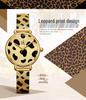 SK Quartz Women's Watch - Gold Leopard Print, Waterproof, Personalized Niche Shenzhen Design.