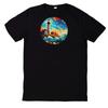 T-Shirt Buntes Buntglas Leuchtturm Motiv Baumwolle