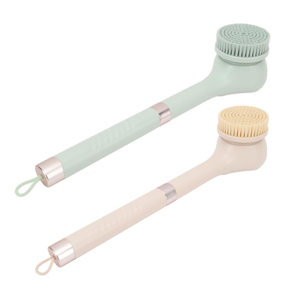 Elektrische Körperbürste Wasserdicht Multifunktional Abnehmbarer Langer Griff Elektrische Dusch-Badebürste