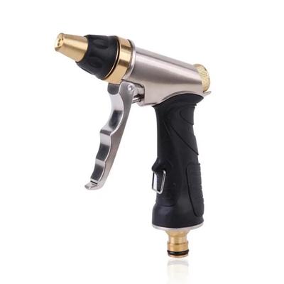 Water Sprinkler Chrome Car Water Gun Water Guns Garden Hose Nozzle Brass Watering Gun Flush Home High Pressure Cleaning Tool