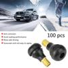 100 Pcs Car Motorcycle   Replacement Snap In Tire Tyre Valve Stem ;TR412: