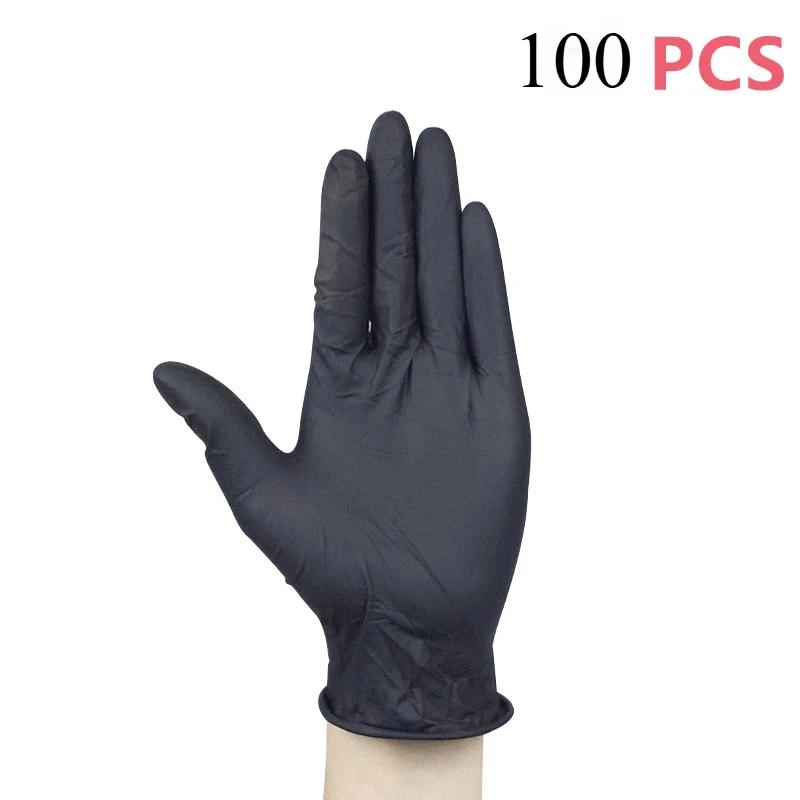 Pink Nitrile Disposable Gloves 20/50PCS Powder & Latex Free Gloves for Kitchen Cooking Household Beauty Petcare Hair Dye Gloves