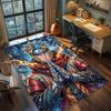 Large Area Rugs Naruto Carpet for Gamer Room Bedroom Home Decor Washable Non Slip Floor Mat