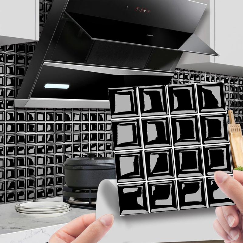 10/15/20 CM Küche Stick auf Fliesen Aufkleber Bad Mosaik Selbst Klebe Wand Fliesen