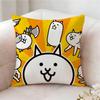 The B-Battle Cats Cute Pillow Case Pillowcase, Double-Sided Printed, Sofa Cushion, Bedroom Headboard Pillow