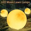 Newest LED Waterproof Luminous Moon Lamp Solar Moon Landscape Lights Lawn Courtyard Outdoor Decorative Ball Lawn Lamp Hot