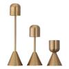 Gold Candlestick Holder Alloy Candle Stick Holders Wedding Decorative Long Pillar  Party Supplies