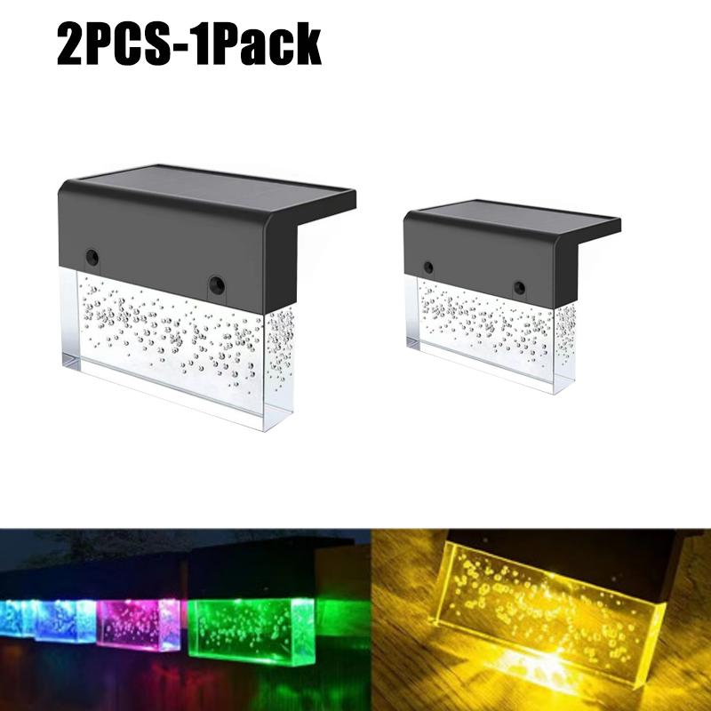 

Solar Step Light Stair Step Fence Garden Courtyard Outdoor Waterproof Outdoor Landscape Wall Washer Wall Light