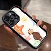 Curious George Affe Handyhülle Für IPhone 17 Pro Max 15 Pro 16 14 Plus 12 13 Mini 11 Pro Stoßfeste Weiche Hülle