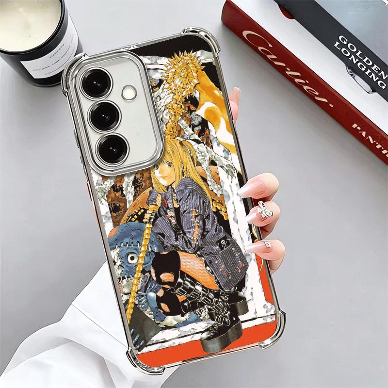 

N-Notes D-Deaths MisaMisa Soft Phone Case For Samsung A17 A27 A07 A37 A57 A16 A56 A15 A55 A14 A54 A13 A53 A26 A36 A25 A35 A24 A3 Samsung A15