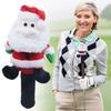 Driver Covers For Golf Clubs Christmas Santa Claus Golf Club Covers Cute Sports Accessories For Mallet Woods Hybrid Daily Travel
