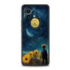 Coque de téléphone pour Xiaomi Mi 14 13 12 11 Lite 13T 12T 11x 11T 10T Pro 9T Note 10 Lite Housse souple en silicone Nuit étoilée van gogh