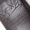 Berluti Neo-Santal Scrit Purse Calligraphy Bifold long wallet Brown Calfskin mens Used