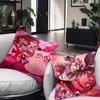 Hazbin HHotels Angel Dust Alastor Pillow Cushion Cover Pillowcase Living Room Sofa Home Decor Customized