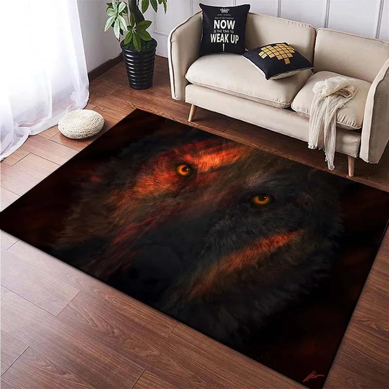 Wild Animal Wolf Floor Mat Door Front Decoration Home Living Room Floor Mat