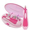 Electric Manicure Set, Nail File Grooming Grinding Trimmer Tools For Adult, Gentle & Safe Fingernail Care With Led Light Yu