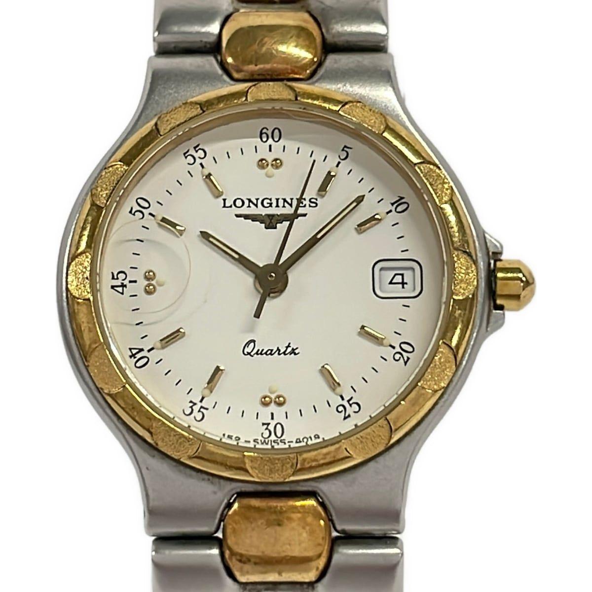 Used LONGINES Watch Conquest 4019 Women s White