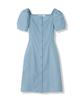 VIVACIOUS Pellier Square Neck Puff Sleeve Dress - 5Col