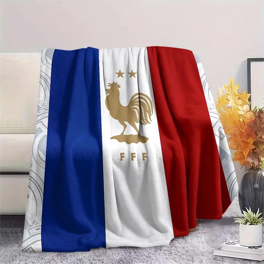 France National Football Team2 Flannel Blanket, High Quality Comfortable for All Seasons, Home Decor, Warmth and Comfort