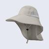 Enlarged Widened Brim Fisherman Hat Shawl Design Adjustable Rope Outdoor Hiking Hat Unisex Breathable