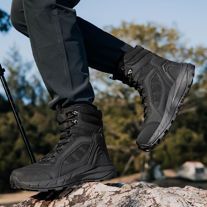 2025 Men's Desert Combat Boots Outdoor Hiking Shoes Men Hunting Work Safty Shoes Men's Short Boots ankle boots