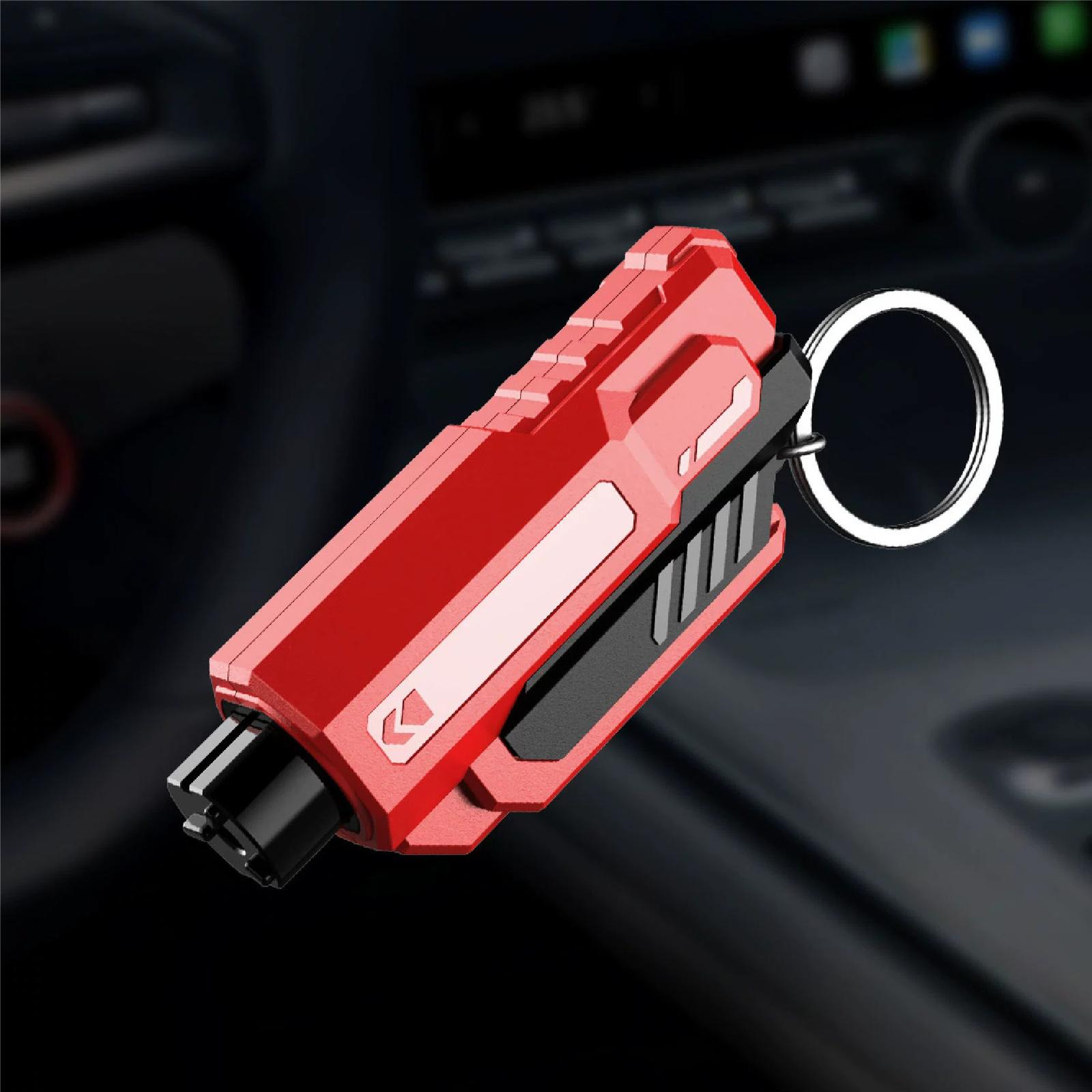 

Window Breaker And Cutter Keychain,2 In 1 Car Safety Hammer Glass Break Under Water,Emergency Window Punch Escape Tool For Vehicle One Size