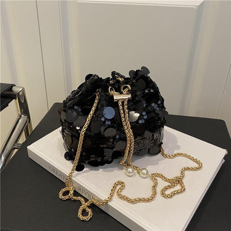 Today's popular bucket bag women's new fashion messenger bag women's chain shoulder bag women's