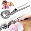 Stainless Steel Ice Cream Scoops Ice Cream Stacks Digger Metal Icecream Cookie Scoops Melon Fruit Baller Ice Ball Maker Tool
