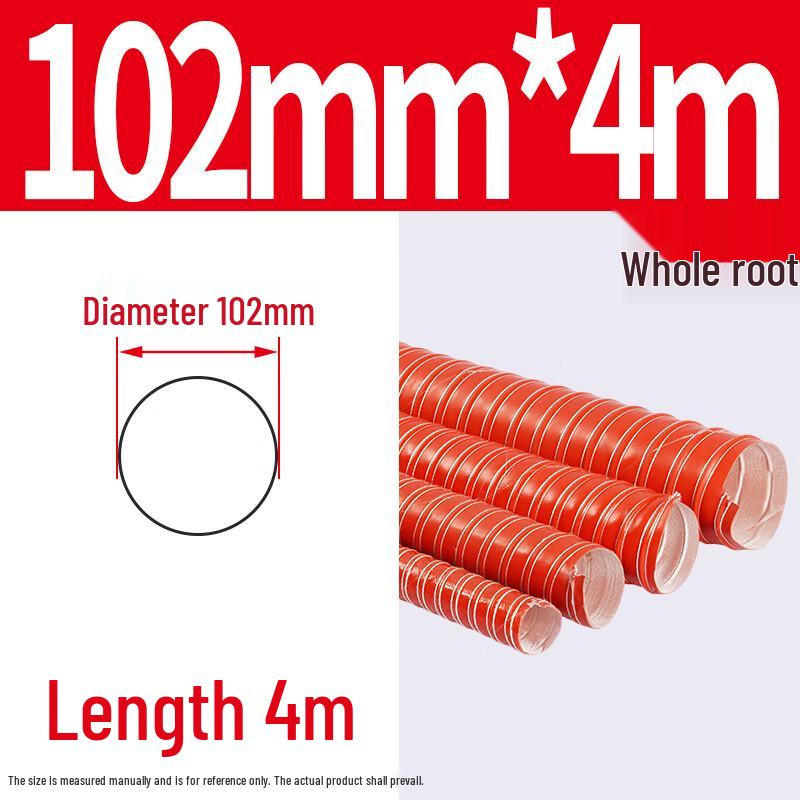 Minxin High-Temp Red Silicone Duct Hose