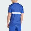 Adidas Tennis Freelift Logo Print Breathable Short Sleeve T-Shirt Men Tops Half-Fluorescent-Blue IY9452