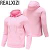 Solid Color Fleece Hoodies Men Women Long Sleeve Sweaters Loose Casual Hoodie Round Neck Sweatshirts Bottom Shirts Pullovers