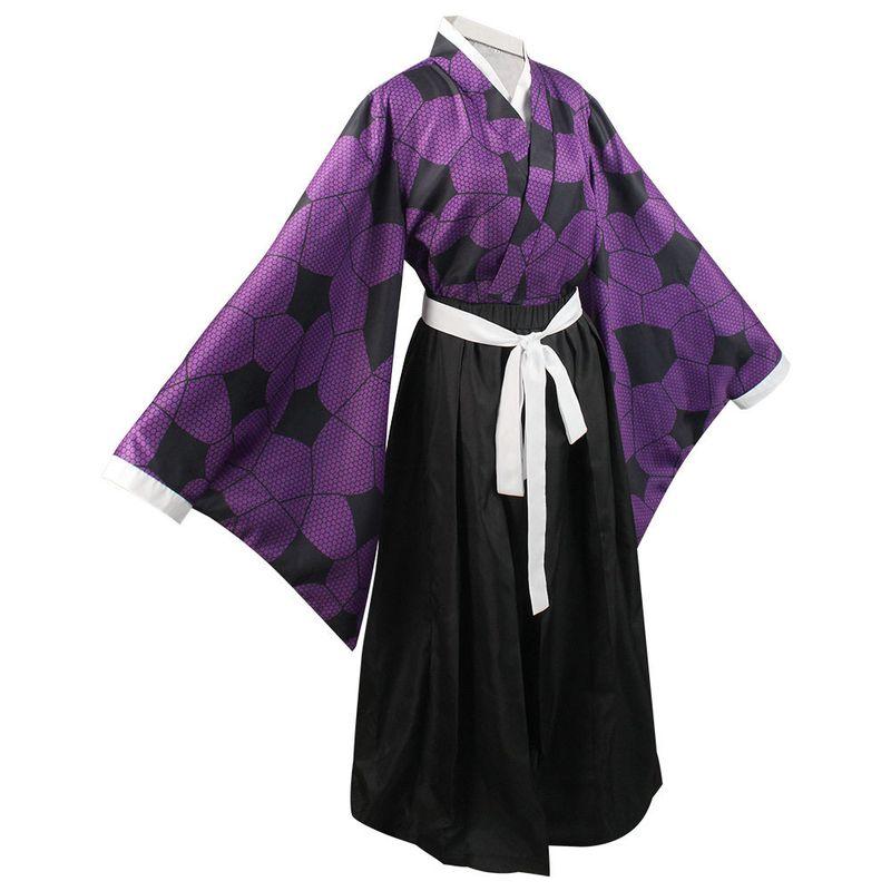 Demon Slayer: Kimetsu No Yaiba Upper String Kokushibo Cosplay Costume Stage Performance Outfit Kimono Kokushibo Cosplay Clothing