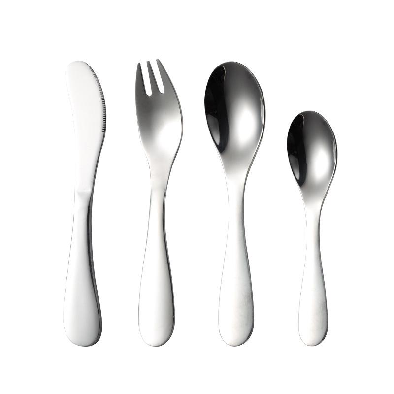 Dětské nože, vidličky a lžíce z nerezové oceli 304 West Tableware Obchod pro matky a kojence Dárky Stolní nádobí Pooh