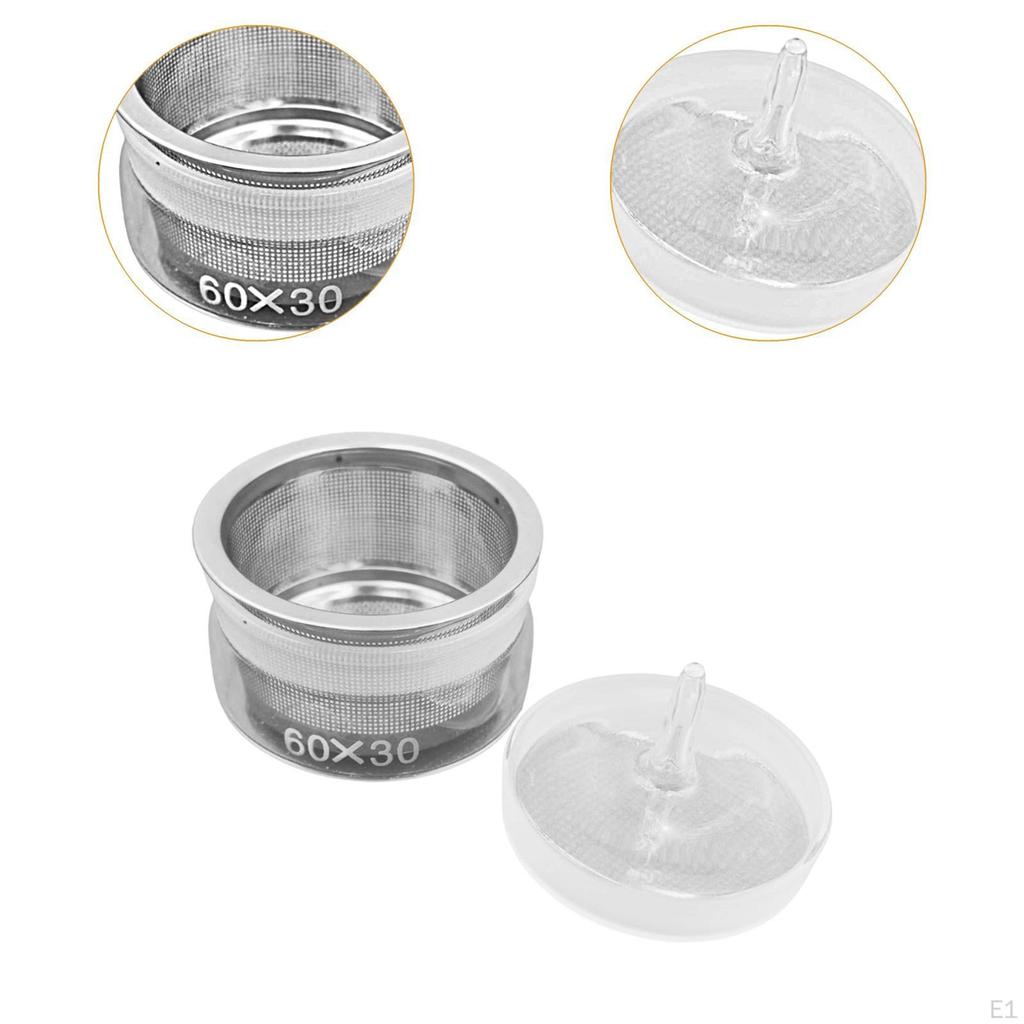 Accessories for Cleaning Watch Oil Containers with Stainless Steel Mesh And Lid, Suitable