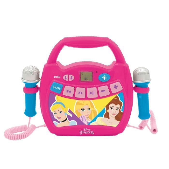 Bluetooth-Lautsprecher Disney Prinzessinnen - LEXIBOOK - Lichteffekte, Mikrofone, Wiederaufladbarer Akku