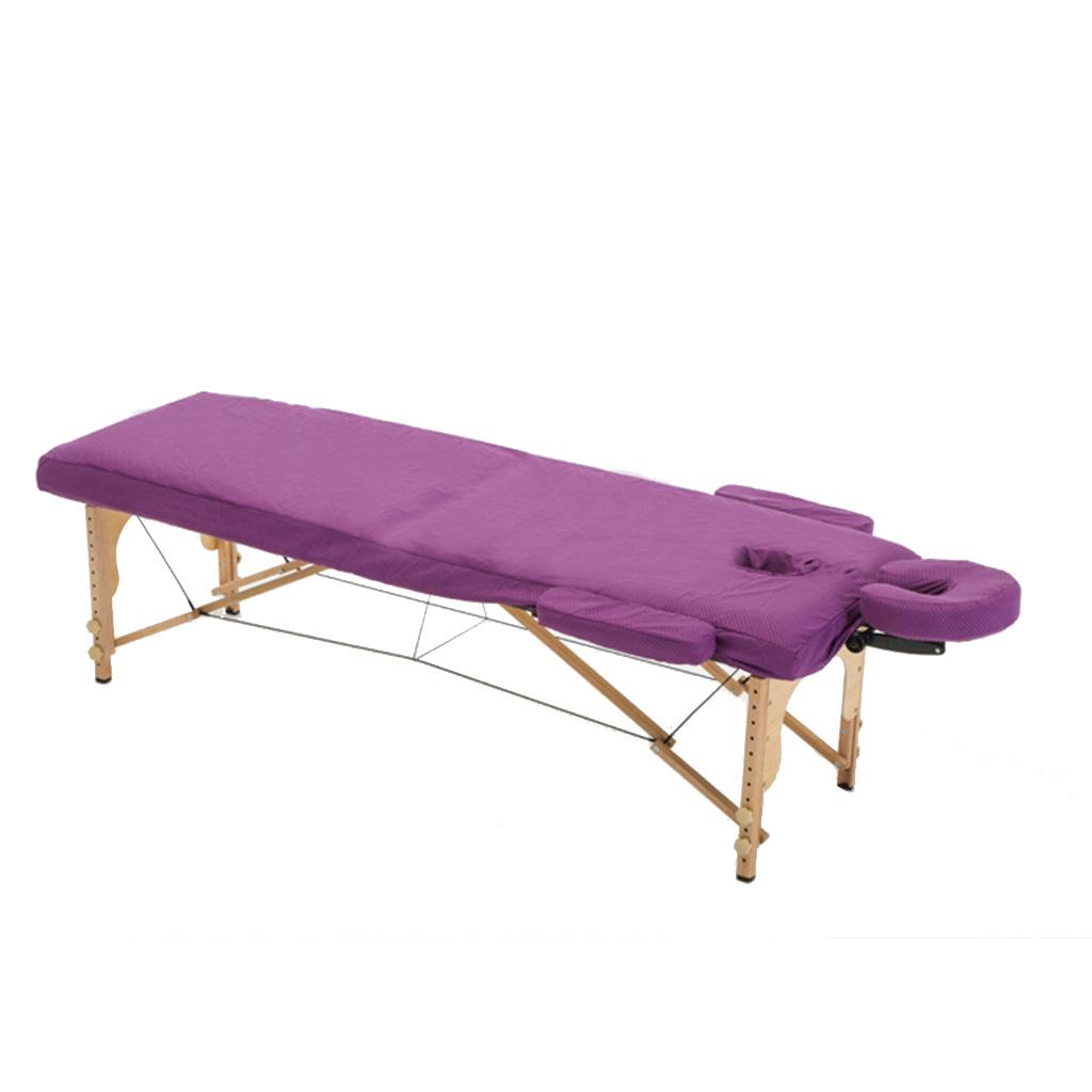 4pcs Massage Table Bed Fitted Sheets Pad Gesicht Wiege Pillow Covers Set 185x60cm/7x0 inch