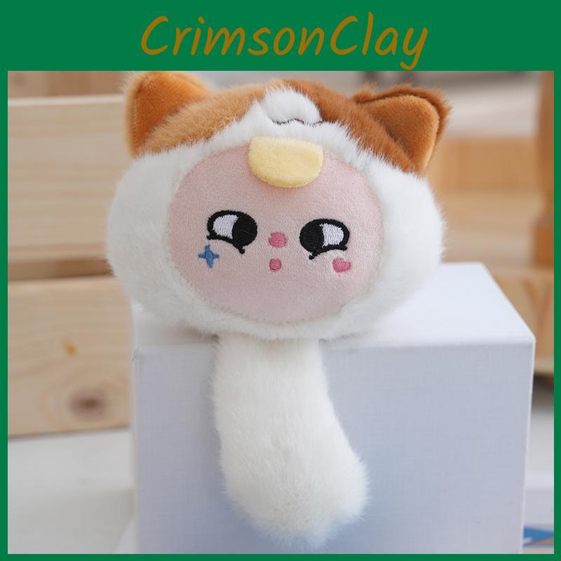 Plush Keychain Whimsical Toy Adorable Cartoon Doll Soft Pp Cotton Design Filled