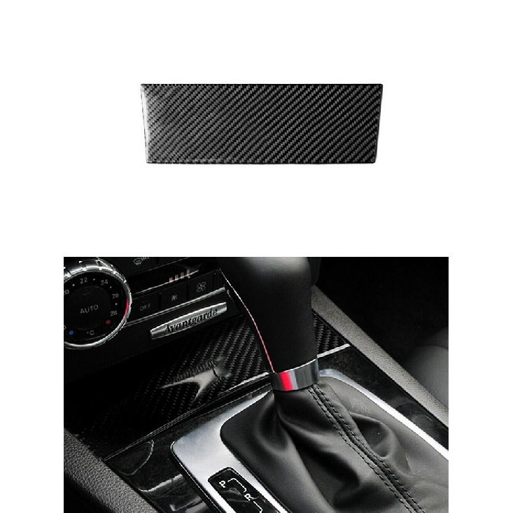 Car Accessories Interior Carbon Fiber Stickers For Mercedes-Benz C Class W204 2007-2013 Entral Console A/C Switch Panel