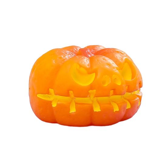 Halloween Cat Figurine Resin Witch Hat/Moon/Pumpkin/Skull Cat Statue for Halloween B